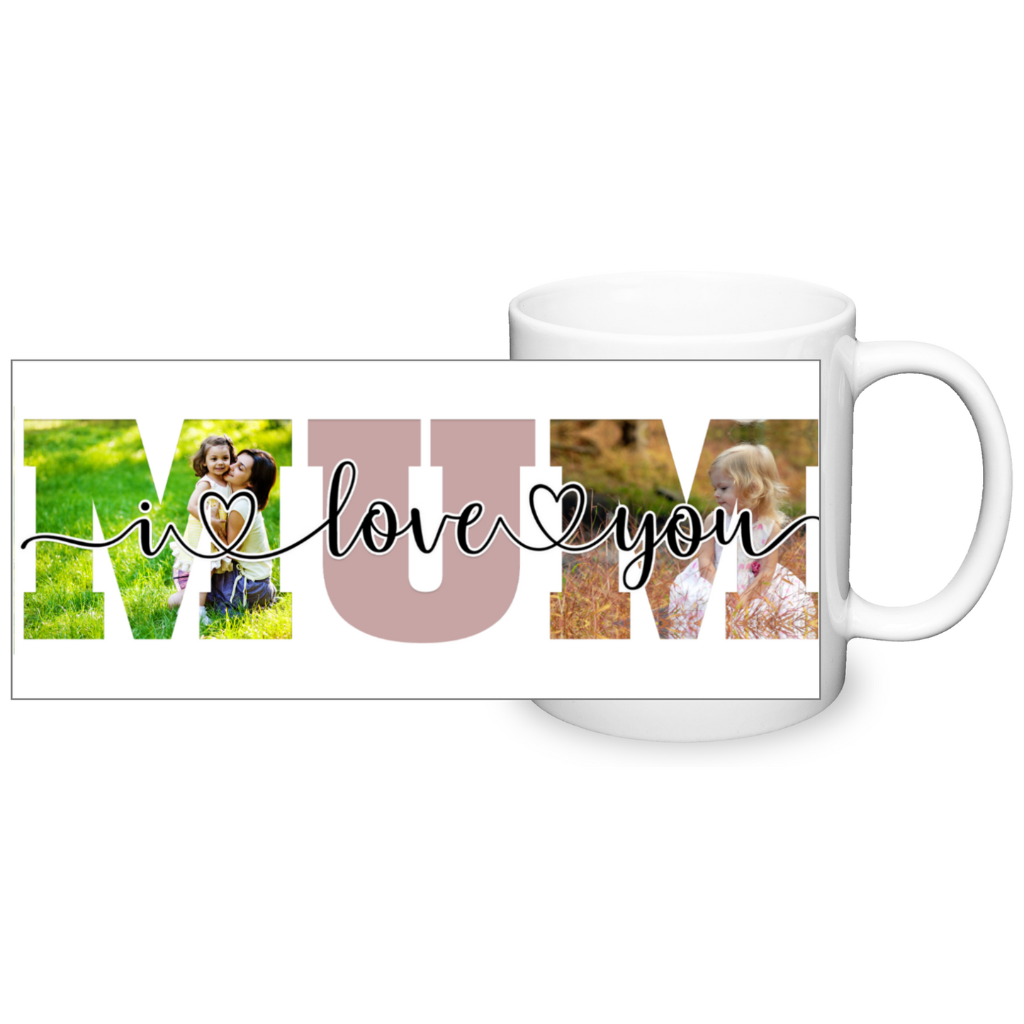 Personalised Mum Photo 11oz Mug