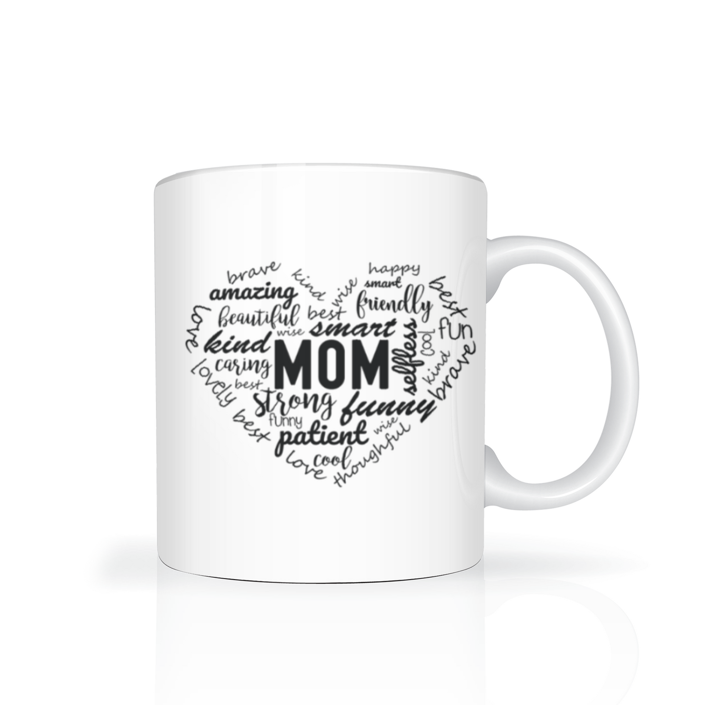 Mum Heart 11oz Mug