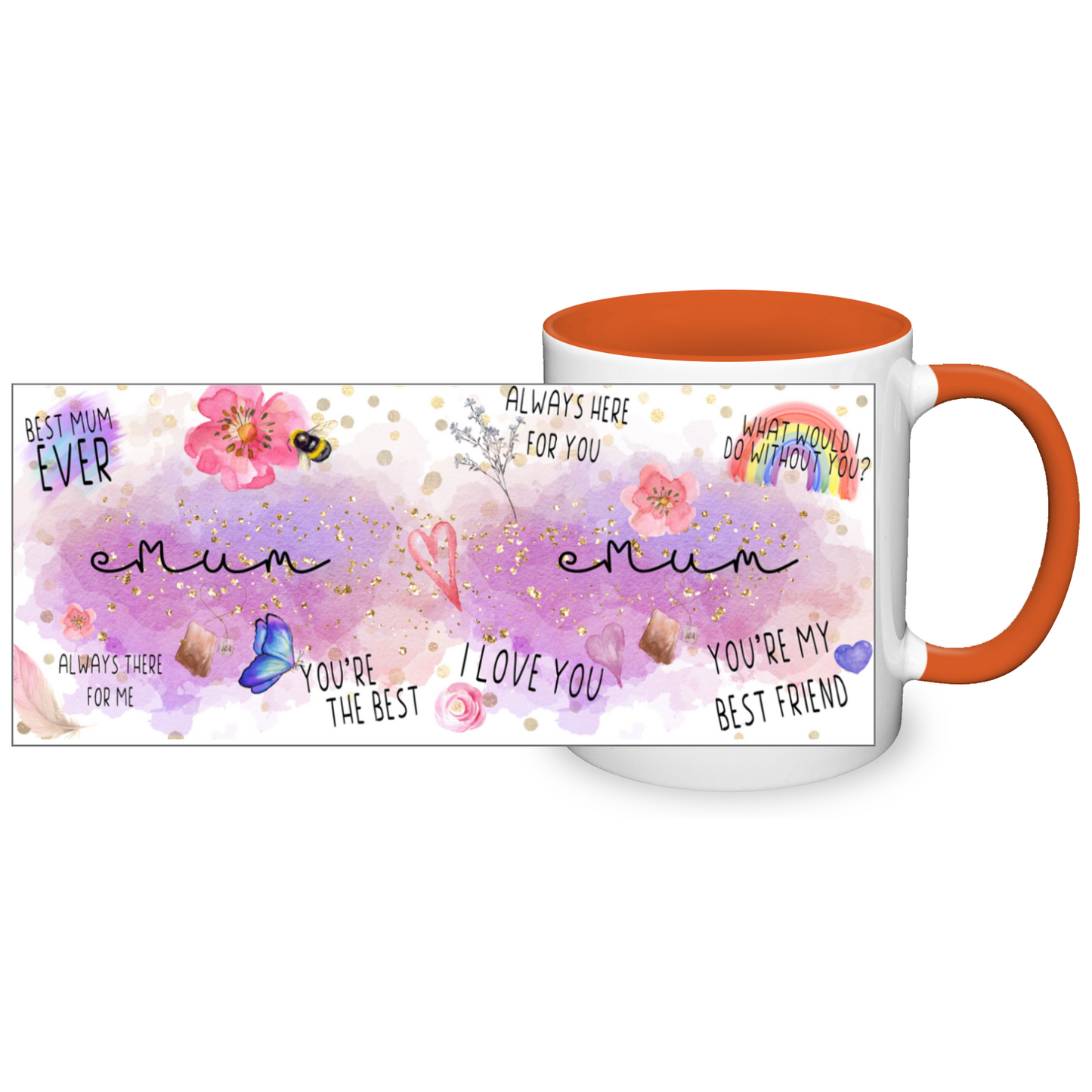 Mum Watercolour 11oz Mug