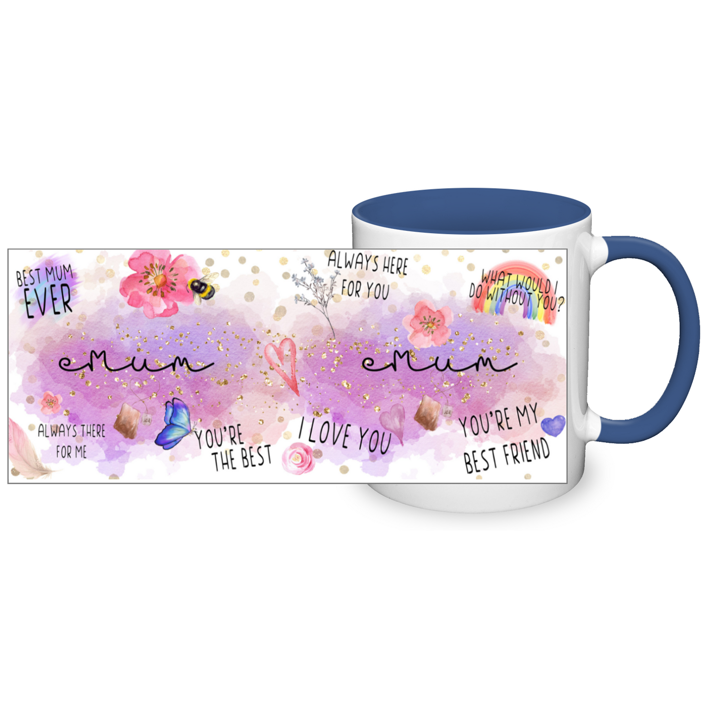 Mum Watercolour 11oz Mug