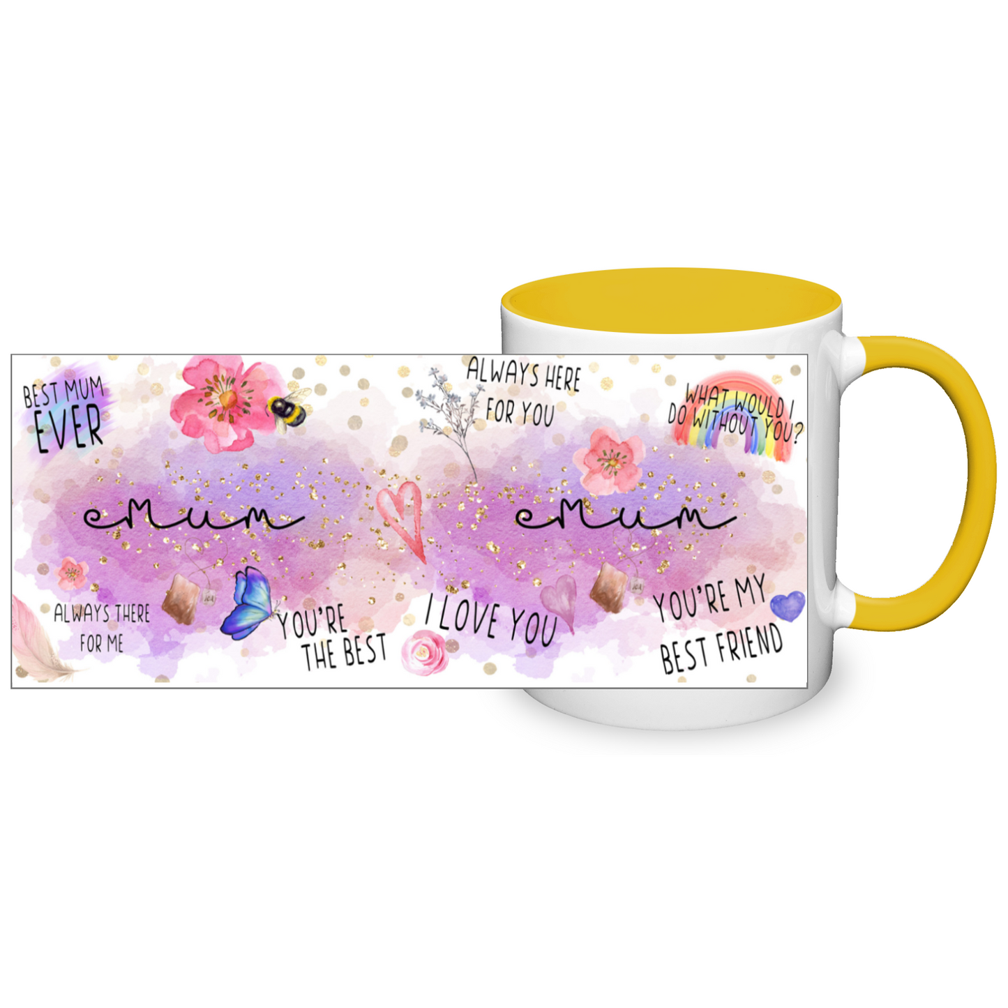 Mum Watercolour 11oz Mug