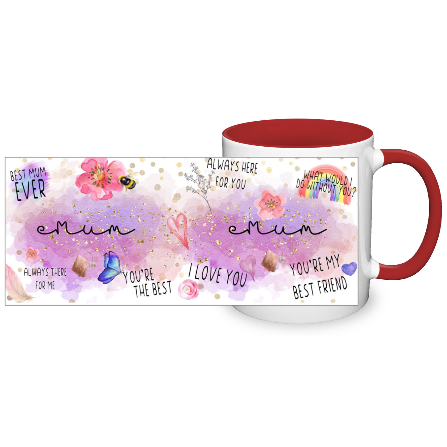 Mum Watercolour 11oz Mug