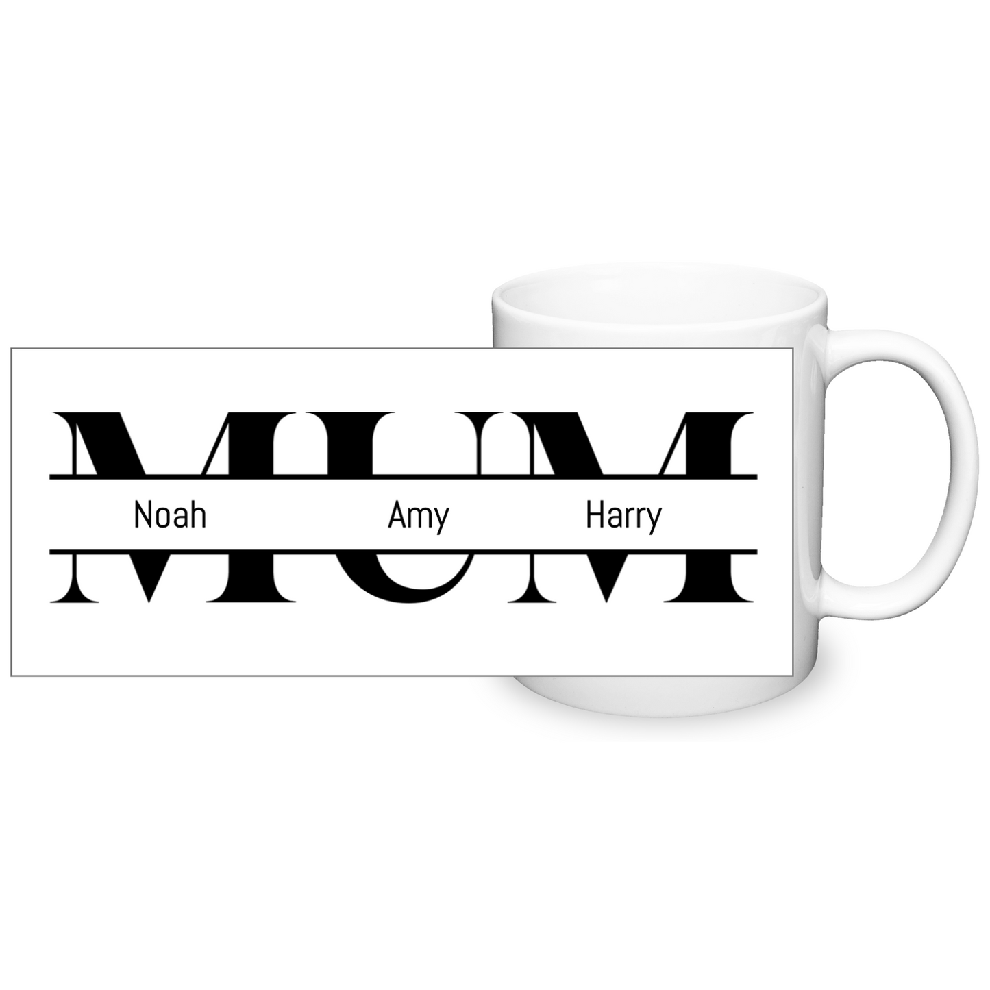 Personalised Name Mum 11oz Mug