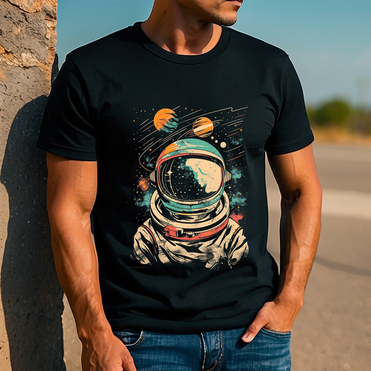 Astronaut Black T-shirt