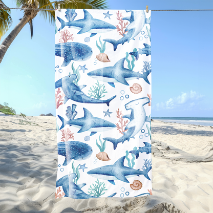 Under The Sea Printed Beach Towel