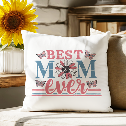 Best Mum Ever Poly Linen Cushion