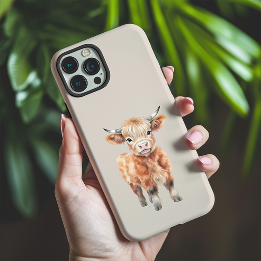 Highland Cow Tough Phone Case