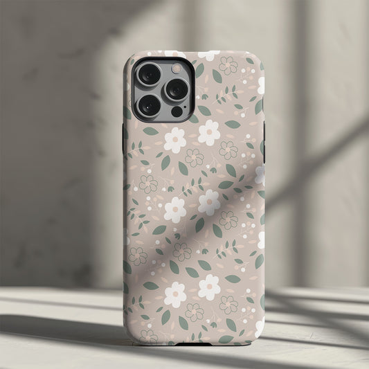 Nude Florals Slim Phone Case