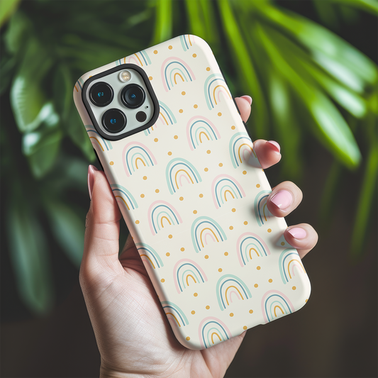 Pastel Rainbows Tough Phone Case