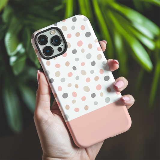 Pink Pebble Tough Phone Case