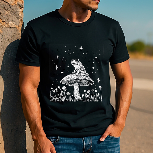 Starstuck Frog Black T-shirt