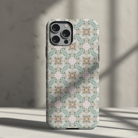 Green Mosaic Slim Phone Case