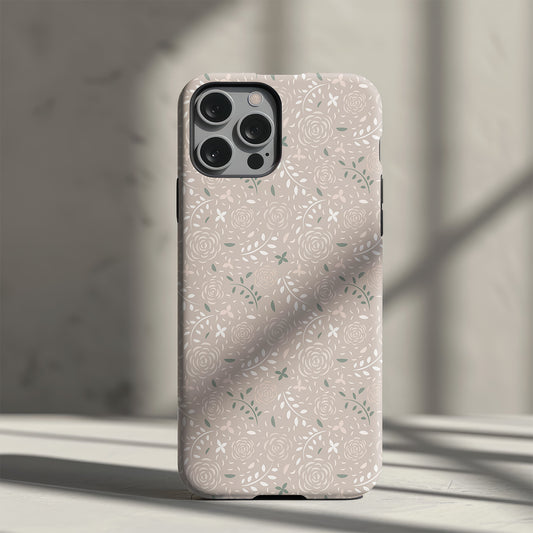 Subtle Rose Slim Phone Case