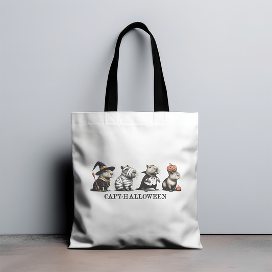 Capy Halloween Design Tote Bag