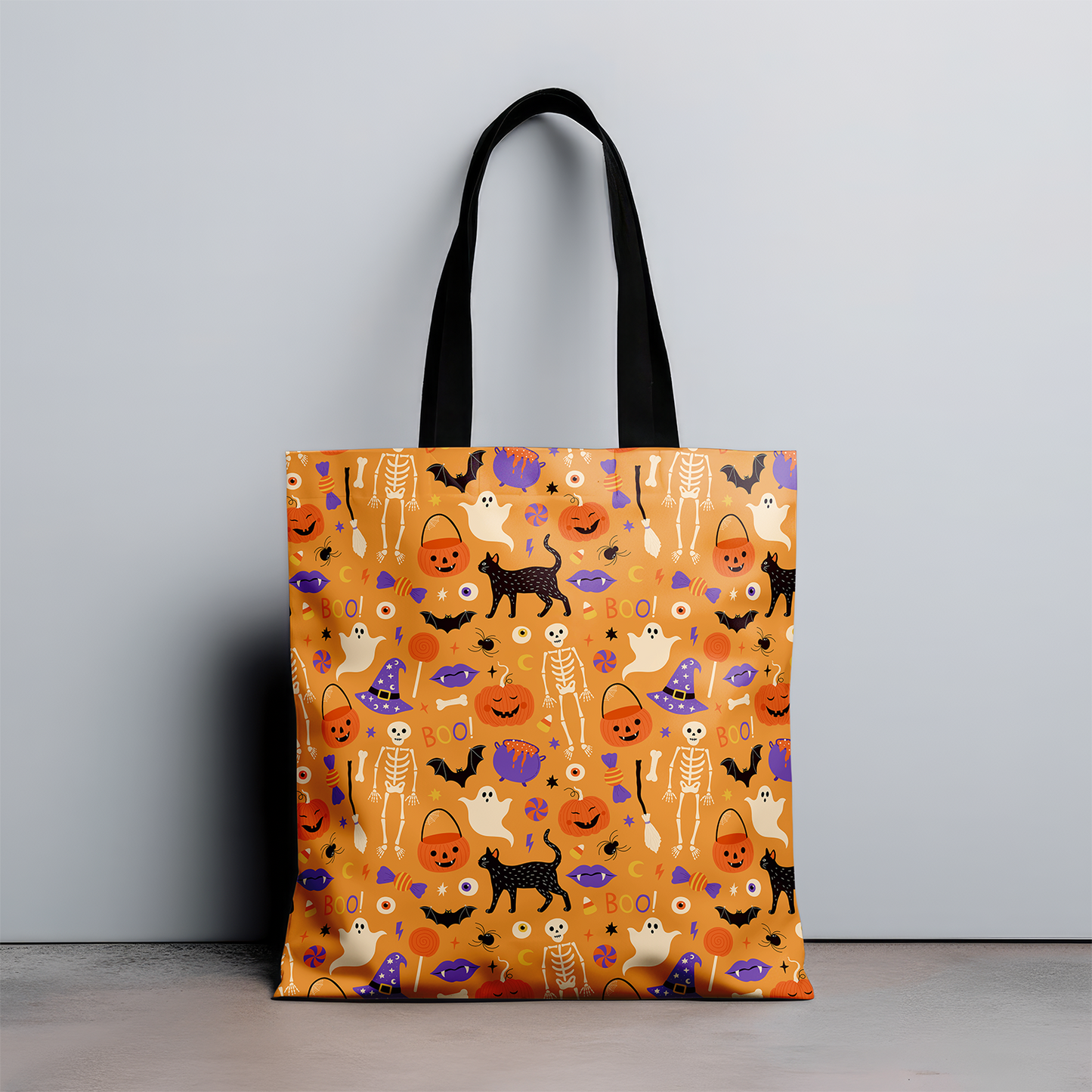 Halloween Characters Tote Bag