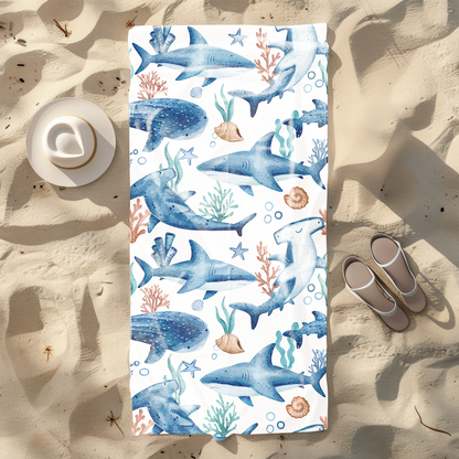 Under The Sea Printed Beach Towel