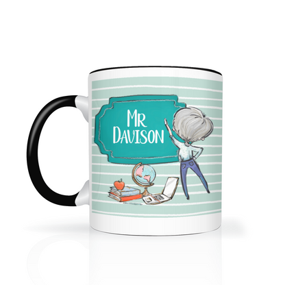 Thank You Teacher Personalised 11oz Mug #1