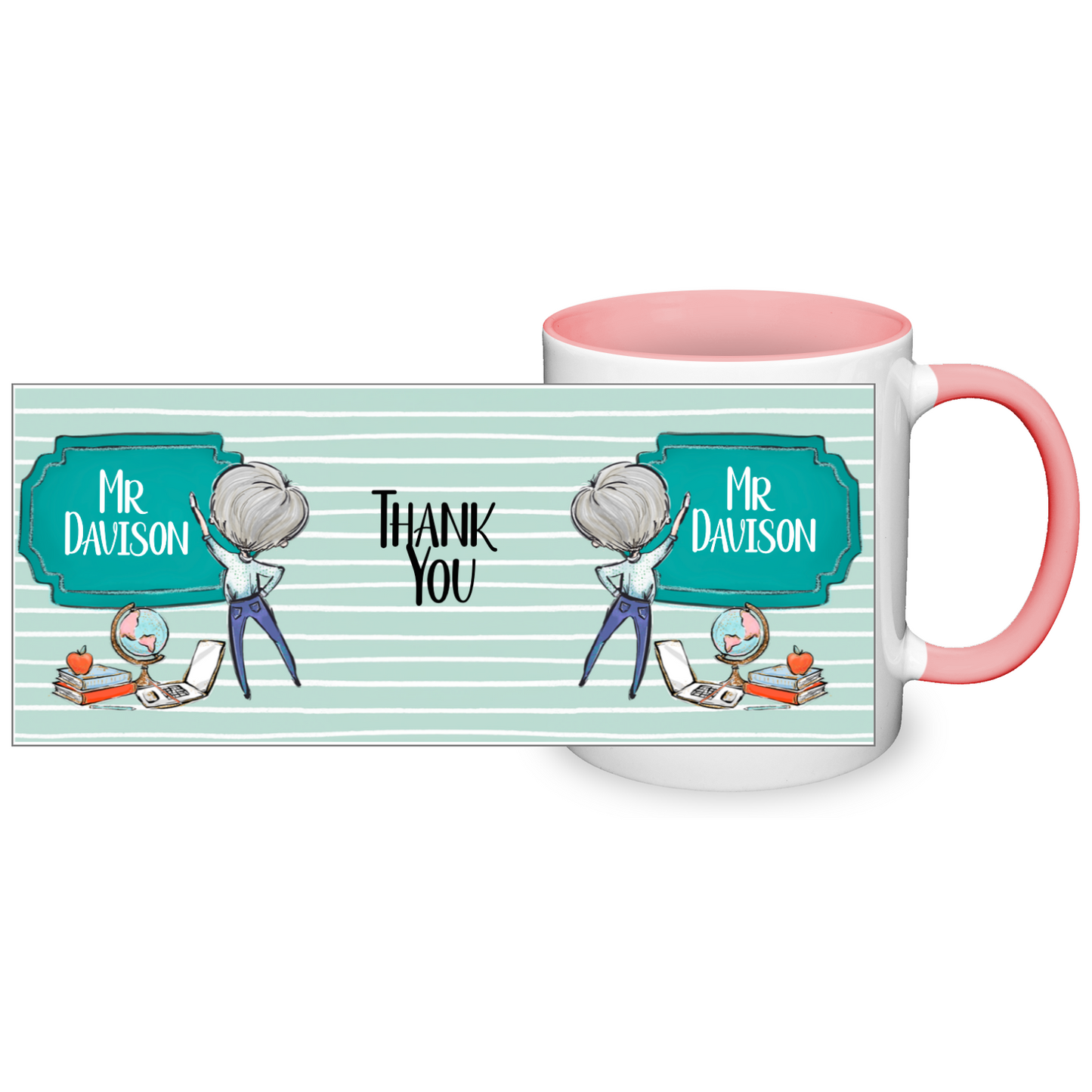 Thank You Teacher Personalised 11oz Mug #1