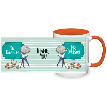 Thank You Teacher Personalised 11oz Mug #1