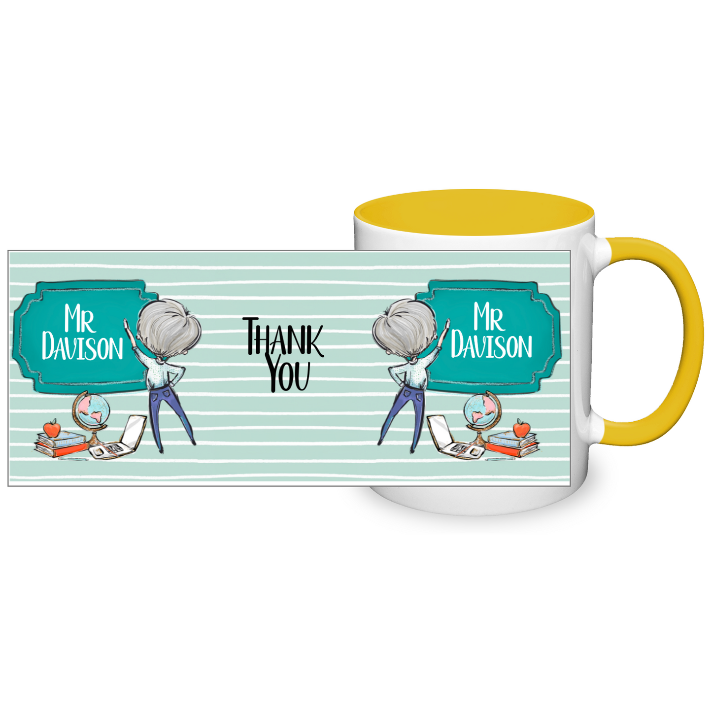 Thank You Teacher Personalised 11oz Mug #1