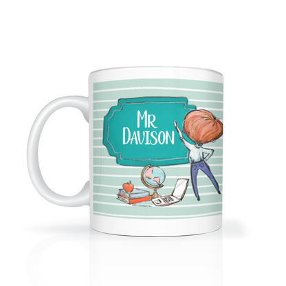 Thank You Teacher Personalised 11oz Mug #2