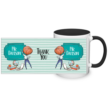 Thank You Teacher Personalised 11oz Mug #2