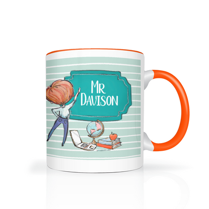 Thank You Teacher Personalised 11oz Mug #2