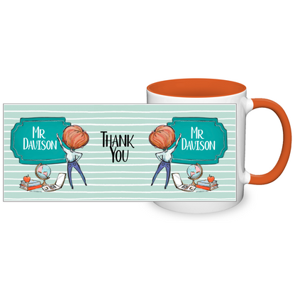 Thank You Teacher Personalised 11oz Mug #2