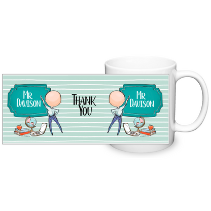 Thank You Teacher Personalised 11oz Mug #3