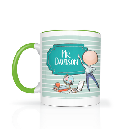 Thank You Teacher Personalised 11oz Mug #3
