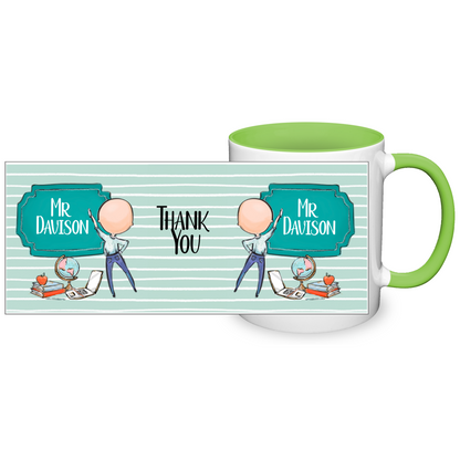 Thank You Teacher Personalised 11oz Mug #3