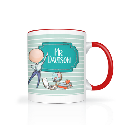 Thank You Teacher Personalised 11oz Mug #3