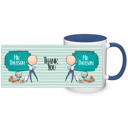 Thank You Teacher Personalised 11oz Mug #3