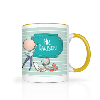 Thank You Teacher Personalised 11oz Mug #3