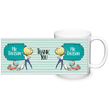 Thank You Teacher Personalised 11oz Mug #4