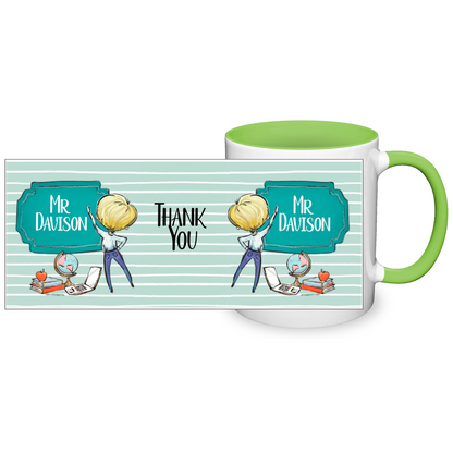 Thank You Teacher Personalised 11oz Mug #4