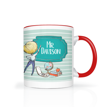 Thank You Teacher Personalised 11oz Mug #4
