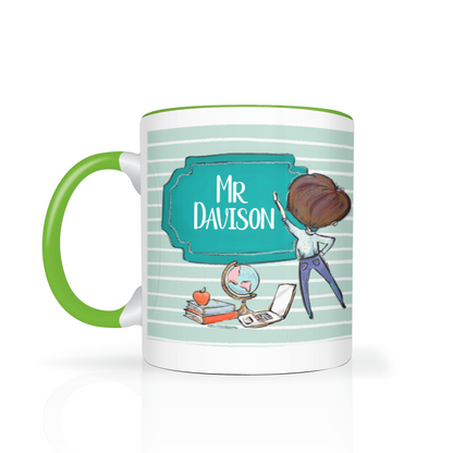 Thank You Teacher Personalised 11oz Mug #5