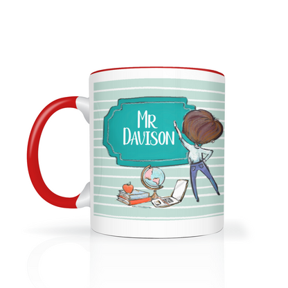 Thank You Teacher Personalised 11oz Mug #5