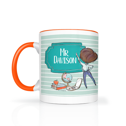 Thank You Teacher Personalised 11oz Mug #5