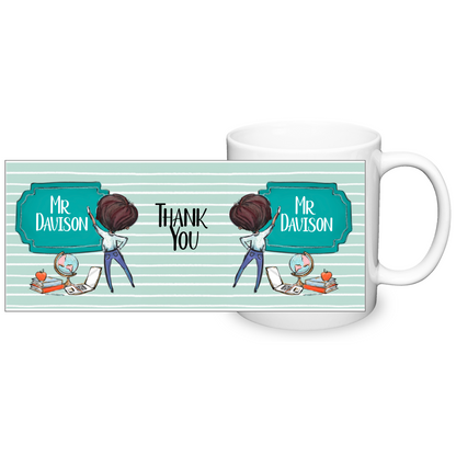 Thank You Teacher Personalised 11oz Mug #6