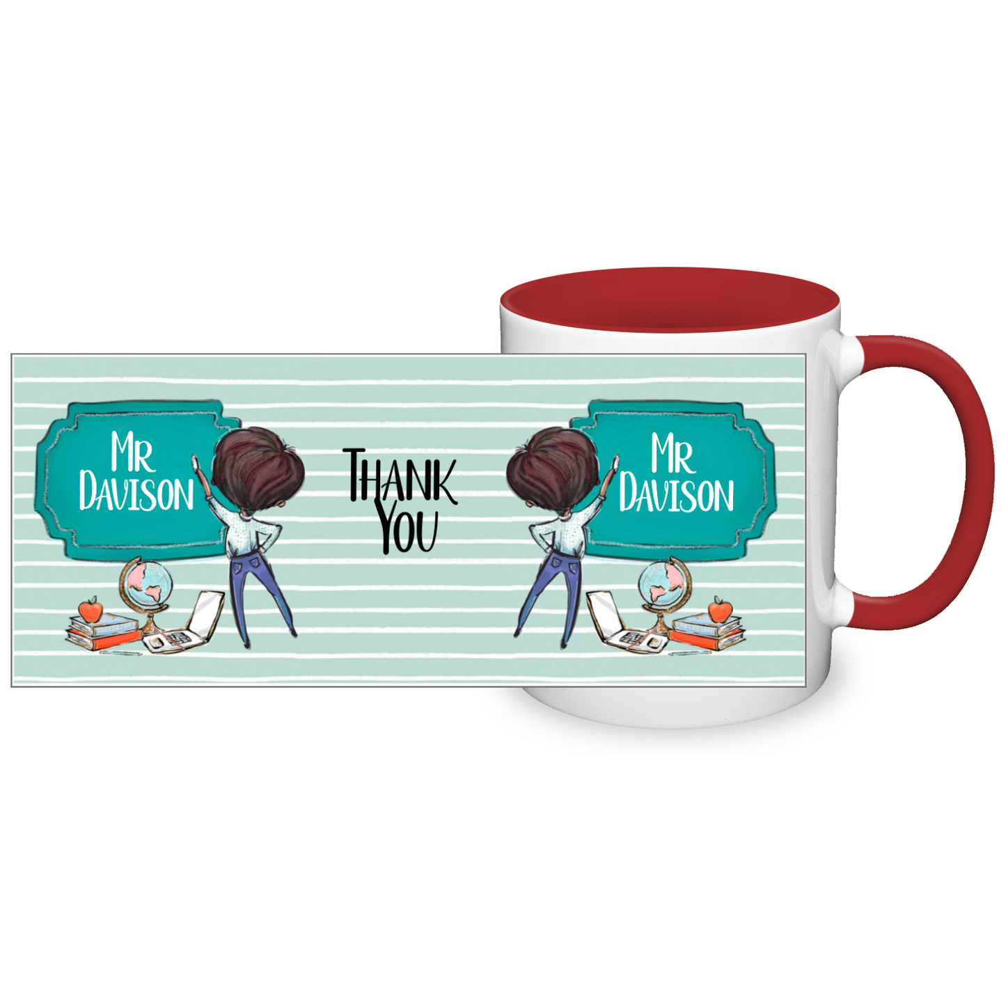 Thank You Teacher Personalised 11oz Mug #6