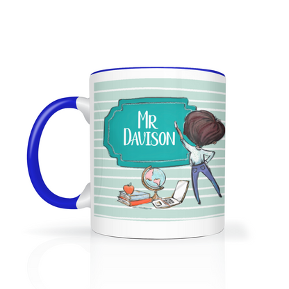 Thank You Teacher Personalised 11oz Mug #6