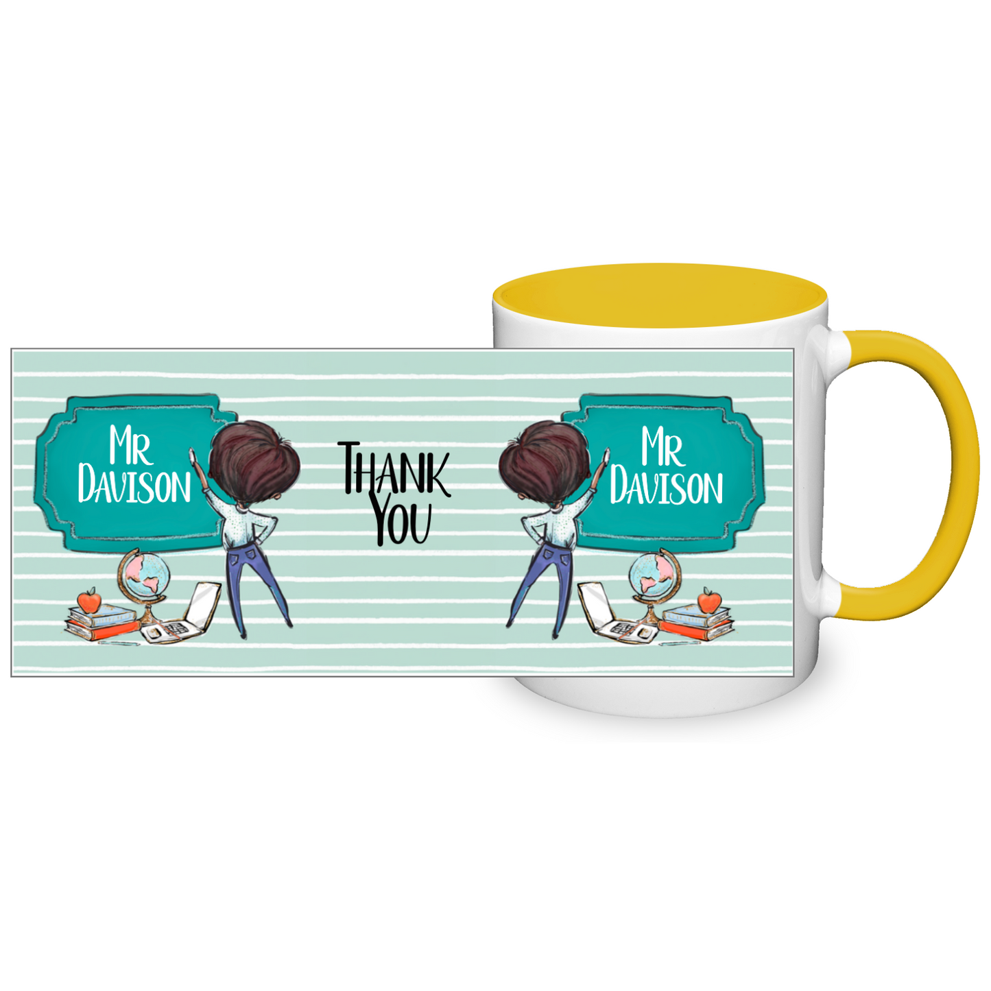 Thank You Teacher Personalised 11oz Mug #6