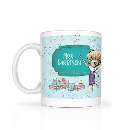 Thank You Teacher Personalised 11oz Mug #7