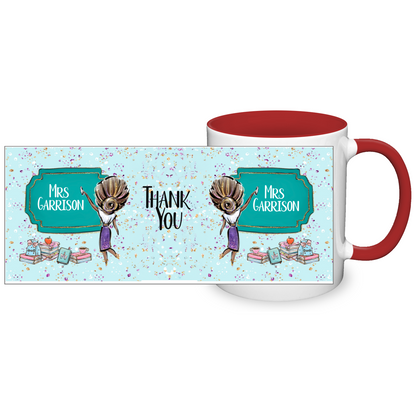 Thank You Teacher Personalised 11oz Mug #9