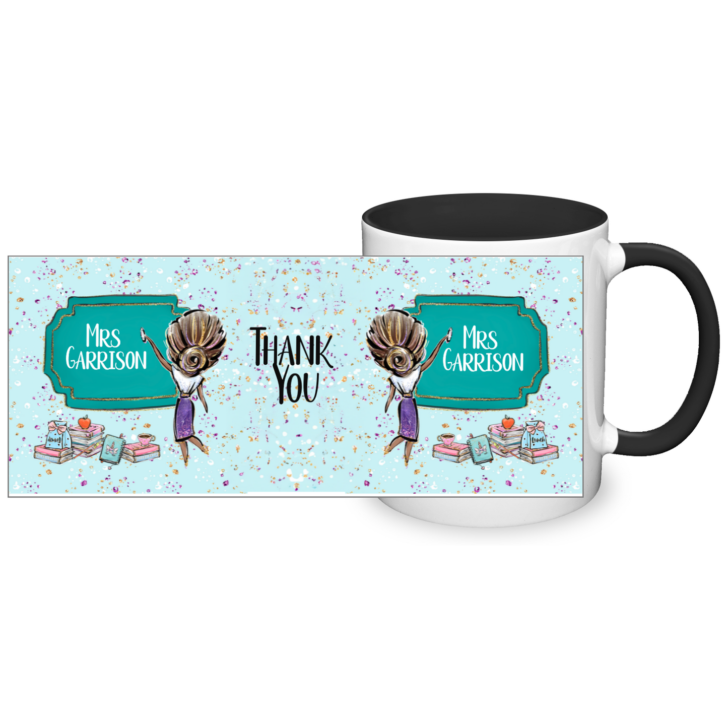 Thank You Teacher Personalised 11oz Mug #9