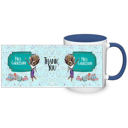 Thank You Teacher Personalised 11oz Mug #9