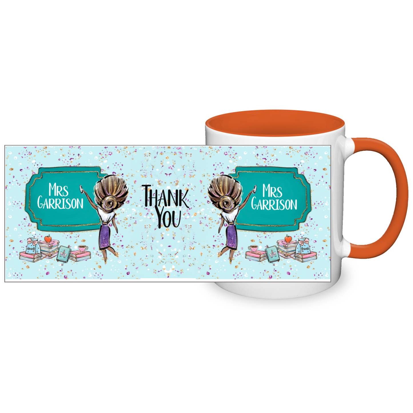 Thank You Teacher Personalised 11oz Mug #9