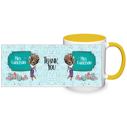 Thank You Teacher Personalised 11oz Mug #9